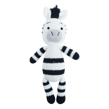 KITA Zeke Crochet Zebra Toy