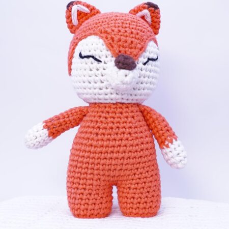 KITA Crochet Fox Amigurumi Stuffed Animal Toy